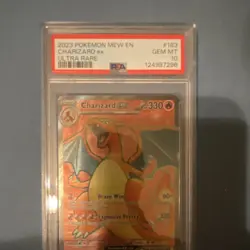 Pokemon Charizard ex 183/165 Scarlet & Violet 151 Ultra Rare Holo EX PSA 10 - Image 1