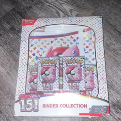 Pokemon Scarlet & Violet 151 Binder Collection Box Mew TCG English - Image 1