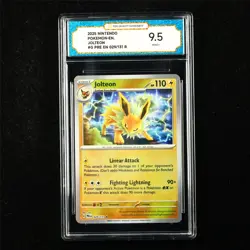 TQG 9.5 MINT+ 2025 Pokemon ENG Jolteon 029/131 R - Image 1