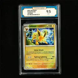 TQG 9.5 MINT+ 2025 Pokemon ENG Jolteon 029/131 R - Image 2