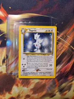 Togetic 16/111 Neo Genesis Holo MP+ WOW Look Great Binder Copy Pokemon TCG - Image 1