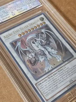 Azure Eyes Silver Dragon SDBE-EN040 Ultra Rare YuGiOh HGA PRISTINE 10 FREE SHIP! - Image 3