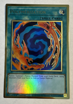YuGiOh Polymerization MAGO-EN044 Gold Rare 1st Edition NM - Image 1
