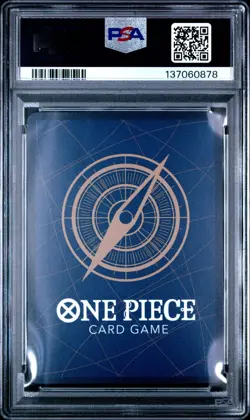 2025 ONE PIECE OP12-037 LEGACY OF THE MASTER DEAD MAN'S GAME ALT ART PSA 10 - Image 2