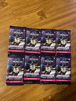 8x Kamigawa Neon Dynasty Set Booster Pack Magic The Gathering New Sealed NIP 195166104973 - Image 1