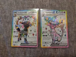 Umbreon 176 & Espeon 175 Promo Cards Prismatic Evolutions NM - Image 2