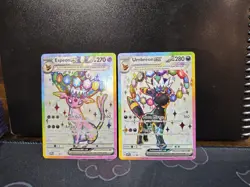 Umbreon 176 & Espeon 175 Promo Cards Prismatic Evolutions NM - Image 1