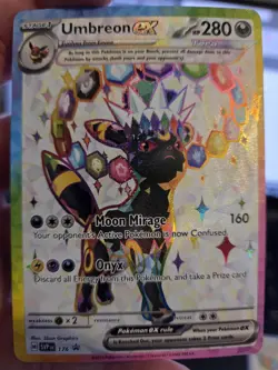 Umbreon EX 176 & Espeon EX 175 Promo Cards Prismatic Evolutions NM.. - Image 3