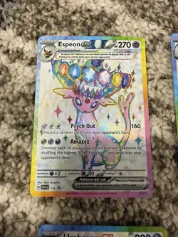 Umbreon 176 & Espeon 175 Promo Cards Prismatic Evolutions NM - 3 - Image 1