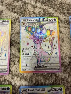 Umbreon 176 & Espeon 175 Promo Cards Prismatic Evolutions NM - 3 - Image 2