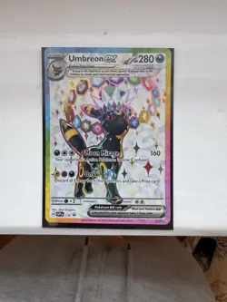 Pokemon Prismatic Evolutions Promo Cards - Umbreon EX 176 - Espeon EX 175 - NM - Image 2