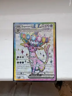 Pokemon Prismatic Evolutions Promo Cards - Umbreon EX 176 - Espeon EX 175 - NM - Image 3