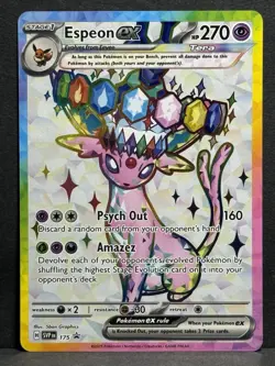 Umbreon EX 176 & Espeon EX 175 Promo Cards Prismatic Evolutions NM…. - Image 4