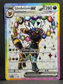 Umbreon EX 176 & Espeon EX 175 Promo Cards Prismatic Evolutions NM… - Image 2