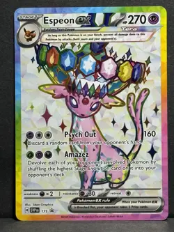 Umbreon EX 176 & Espeon EX 175 Promo Cards Prismatic Evolutions NM… - Image 4