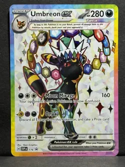 Umbreon EX 176 & Espeon EX 175 Promo Cards Prismatic Evolutions NM.. - Image 2