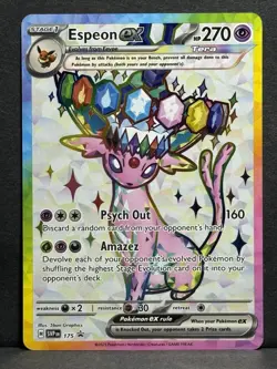 Umbreon EX 176 & Espeon EX 175 Promo Cards Prismatic Evolutions NM.. - Image 4
