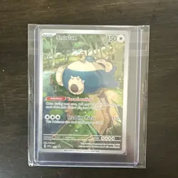 Snorlax SVP 051 Pokemon TCG Scarlet & Violet 151 ETB Black Star Promo Card #51 - Image 1