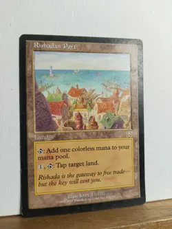Rishadan Port Mercadian Masques Magic:the Gathering Land Trading Card Single MTG - Image 2