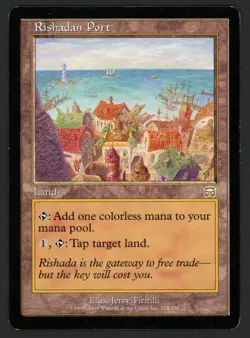 ***Rishadan Port*** MTG Mercadian Masques Magic Kid Icarus - Image 1