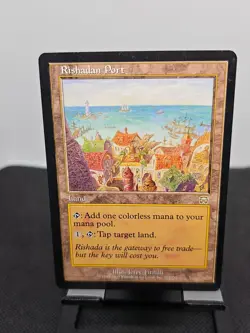 Rishadan Port — Mercadian Masques — Lightly Played (LP) — Back Wear — MTG - Image 1
