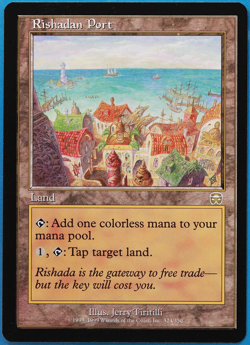 Rishadan Port Mercadian Masques NM Land Rare MAGIC CARD (ID# 506743) ABUGames - Image 1