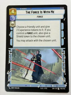 Star Wars Unlimited The Force Is With Me Spirit Of Rebellion 055/252 Event Card - Image 1