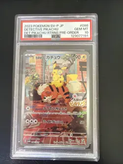 Detective Pikachu - 098/SV-P 098/SV-P Sv-P Promotional Cards Holo (Japanese) - Image 1