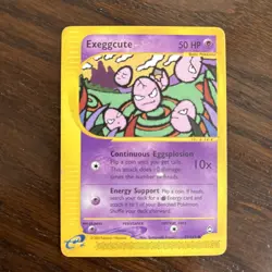 Pokemon Exeggcute 77/147 LP Aquapolis ESeries Card, Vintage 2002 - Image 1