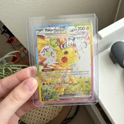 Pokemon TCG Pikachu Surging Sparks EX Card 238/191 SIR Holo NM - Image 1