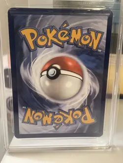 Pokemon TCG Team Rockets Meowth Card 203/182 Destined Rivals Set PSA 9 Mint - Image 4