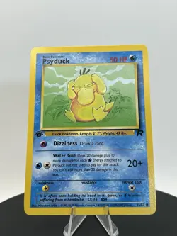 Pokemon TCG Team Rocket #65/82 Psyduck 1st Edition Card - Image 4