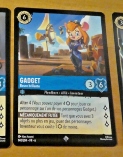 LORCANA TRADING CARD GAME DISNEY CHAPITRE 6 CARTE Gadget 140/204 SR FR MINT - Image 1