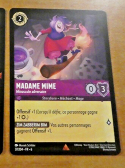 LORCANA TRADING CARD GAME DISNEY CHAPITRE 6 CARTE RARE Madame Mime 37/204 FR NM - Image 1