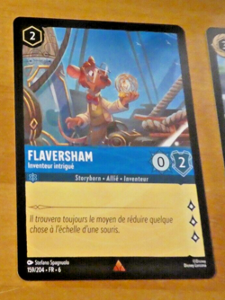 LORCANA TRADING CARD GAME DISNEY CHAPITRE 6 CARTE 159/204 Flaversham RARE FR M - Image 1