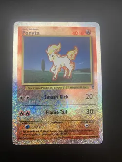 Pokemon Ponyta Reverse Holo Legendary Collection Card 87/110 MP Condition - Image 3