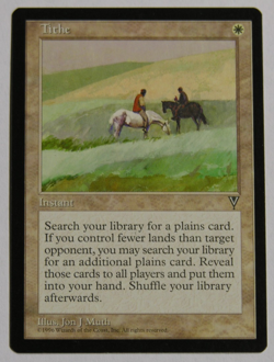 Tithe - Visions - MTG Magic the Gathering *NM* Free Shipping - Image 1