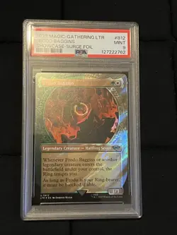 FRODO BAGGINS MTG Lord of the Rings Showcase SURGE FOIL #812 - PSA 9 - Image 2