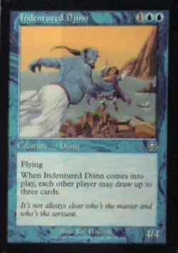 Indentured Djinn - Mercadian Masques: #85, Magic: The Gathering Lp R197 - Image 1