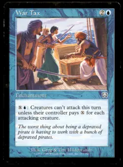 War Tax LP Light Play Mercadian Masques MTG [8271] - Image 1