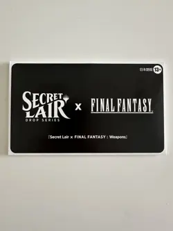 Magic the Gathering Secret Lair Final Fantasy Weapons (JAPANESE) - Image 1