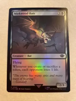 Mirkwood Bats Foil Universes Beyond: the Lord of the Rings: Tales of Middle - Image 1