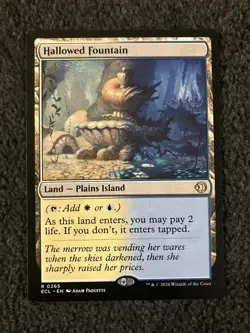 Magic The Gathering MTG - Hallowed Fountain - Lorwyn Eclipsed - Image 1