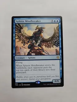 MTG - Sphinx Mindbreaker Theros Beyond Death Regular Rare #290 - Image 1