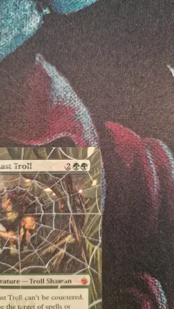 Thrun, the Last Troll ~ Mirrodin Besieged - Altered By Artist - Image 3