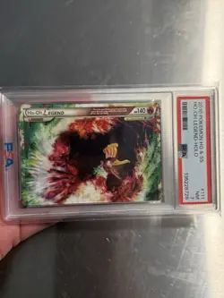Pokemon Ho-Oh LEGEND Holo Ultra Rare Heartgold & Soulsilver 111/123 PSA 7 2010 - Image 3