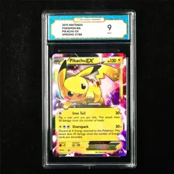 TQG 9 MINT 2015 Pokemon ENG Pikachu EX XY84 Promo - Image 1