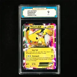TQG 9 MINT 2015 Pokemon ENG Pikachu EX XY84 Promo - Image 2