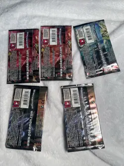 Pokemon TCG XY Steam Siege Lot Of 5 Sealed Booster Packs English - Image 2