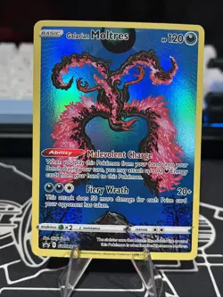 Pokemon TCG Galarian Moltres SWSH284 Sword & Shield Illustration Rare Promo - Image 1